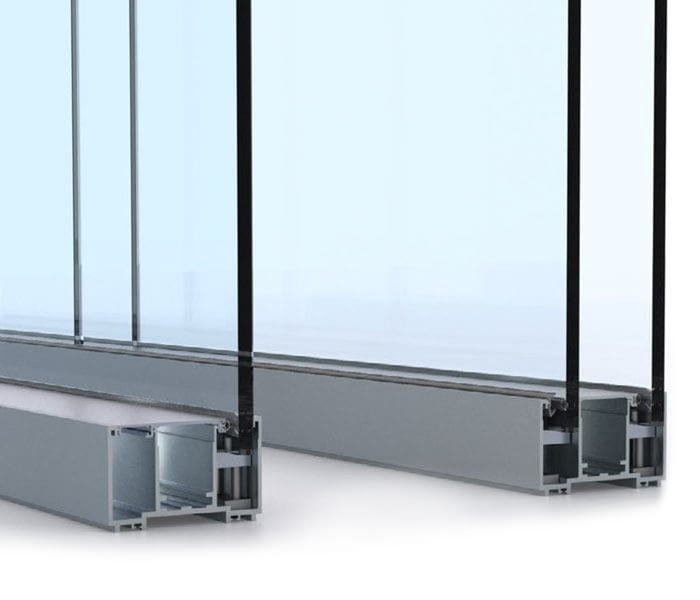 Commercial Glass Partitions - Moodwall P4 - Close up