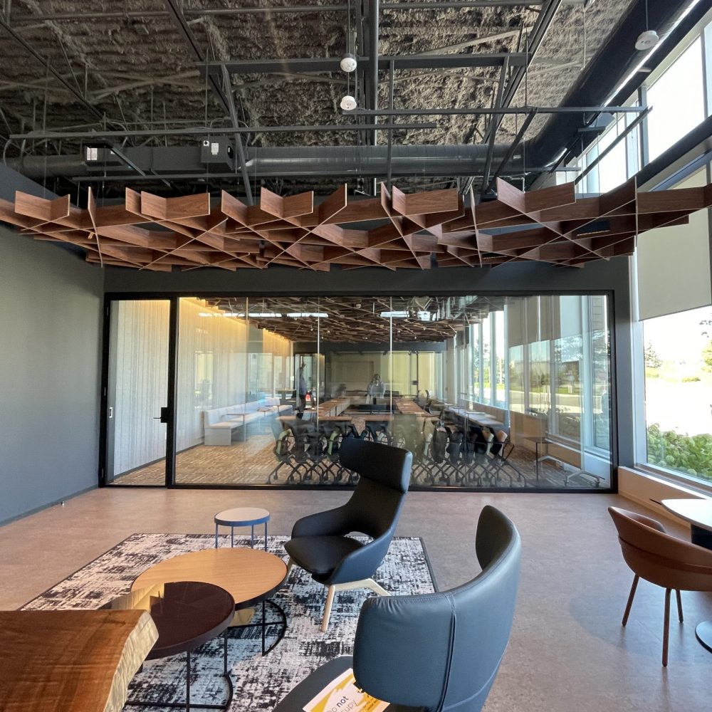 Architectural Ceiling Baffles in Toronto Project