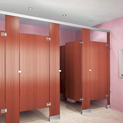 Commercial Washroom Toilet Partitions Suppliers in Toronto / GTA Ontario Plastic Laminate Toilet Partition Suppliers