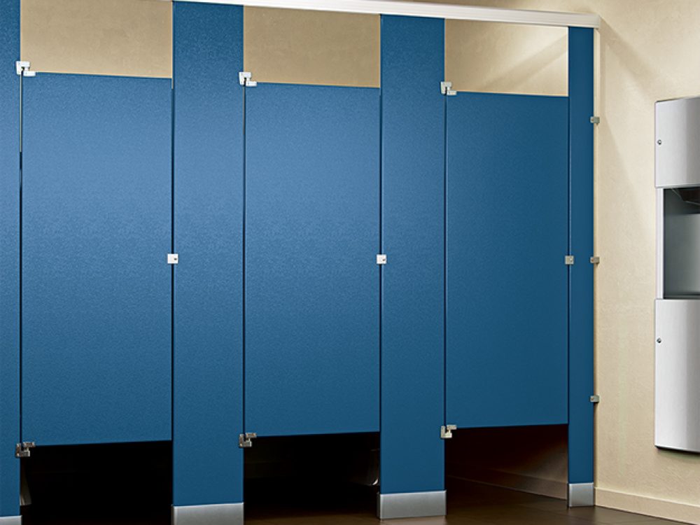 HDPE Solid Plastic Toilet Partitions in Toronto/ GTA