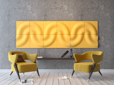 Acoustic Wall Panel Design VIBE-NAMI - Specialty Product Hardware
